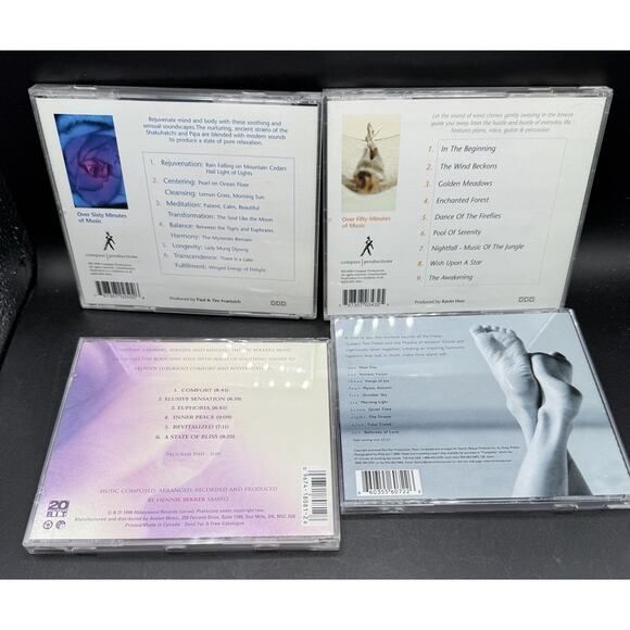 4 Vintage Music CD’s Spa Massage Relax Music -Excellent Condition! D - Picture 3 of 4